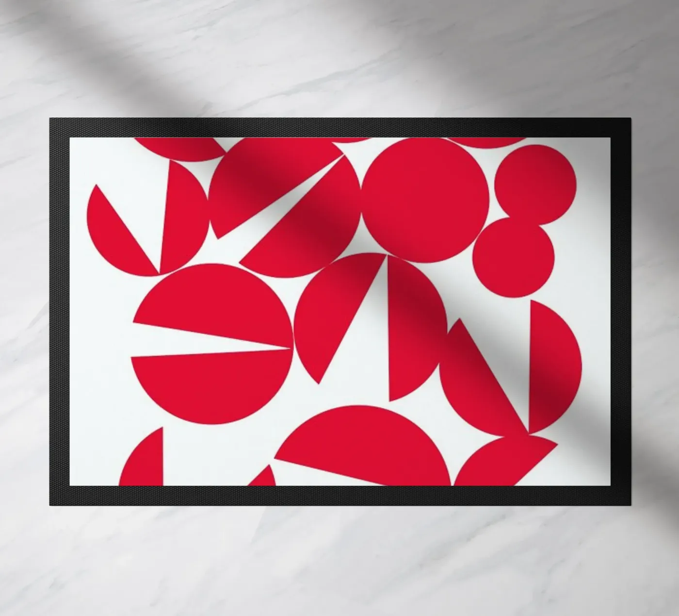 Snappy Dots doormat by Catherine Aguilar