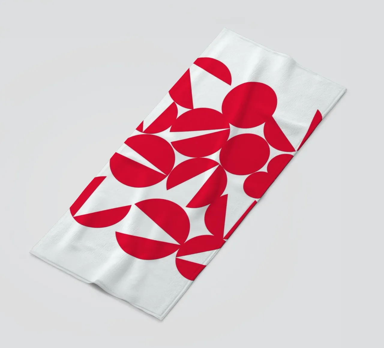 Snappy Dots beach towel by Catherine Aguilar