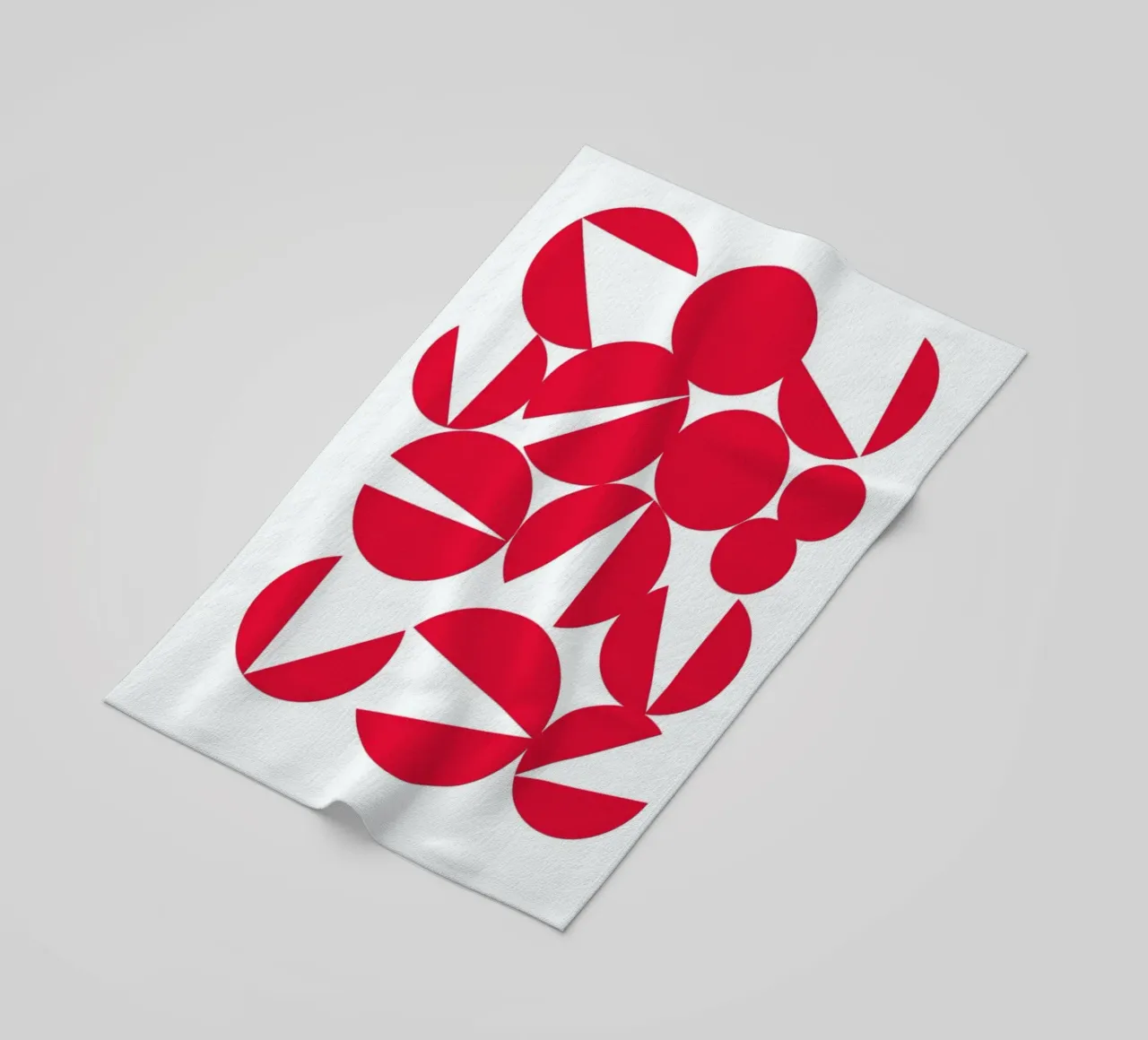 Snappy Dots beach towel by Catherine Aguilar