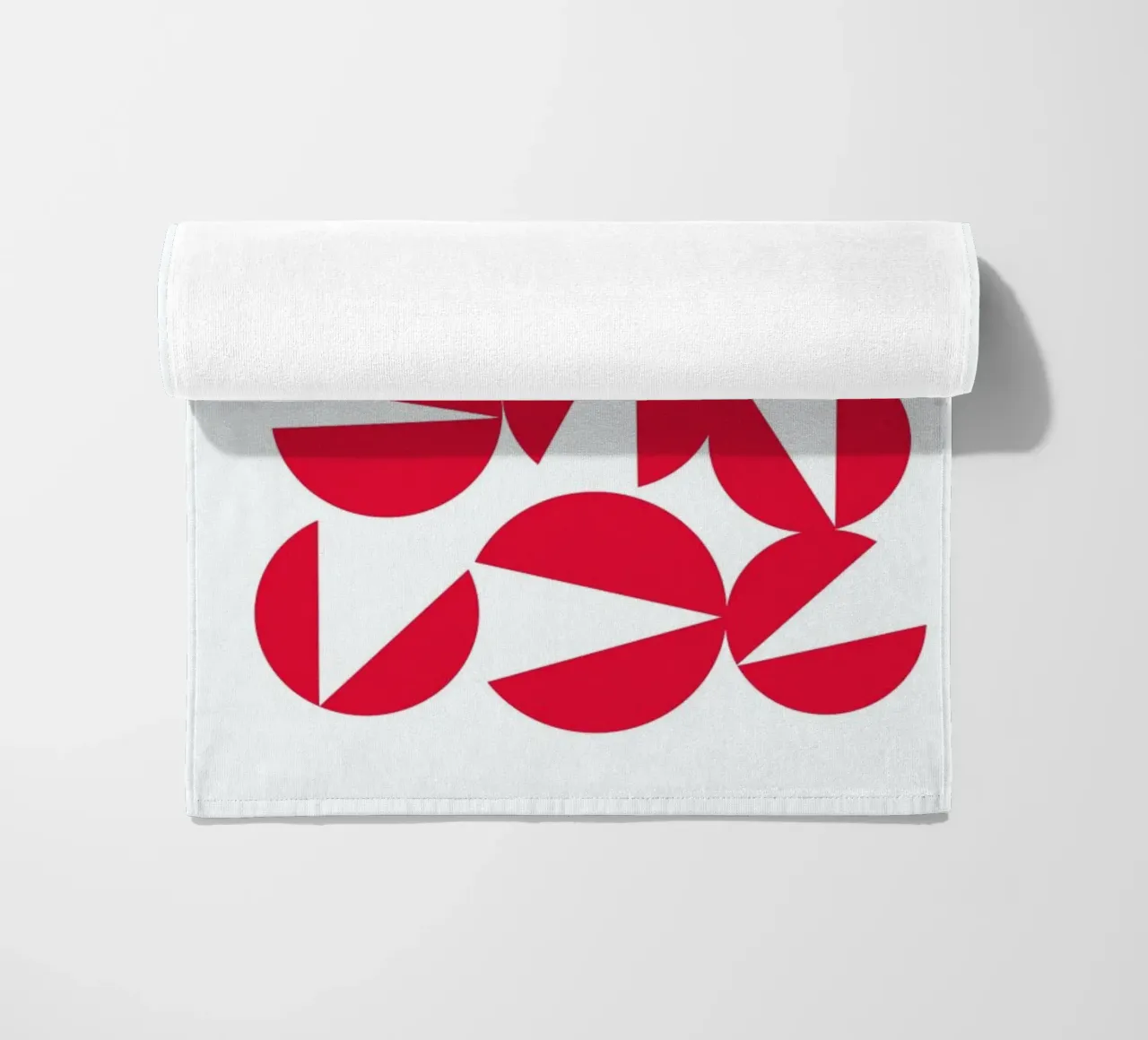 Snappy Dots beach towel by Catherine Aguilar