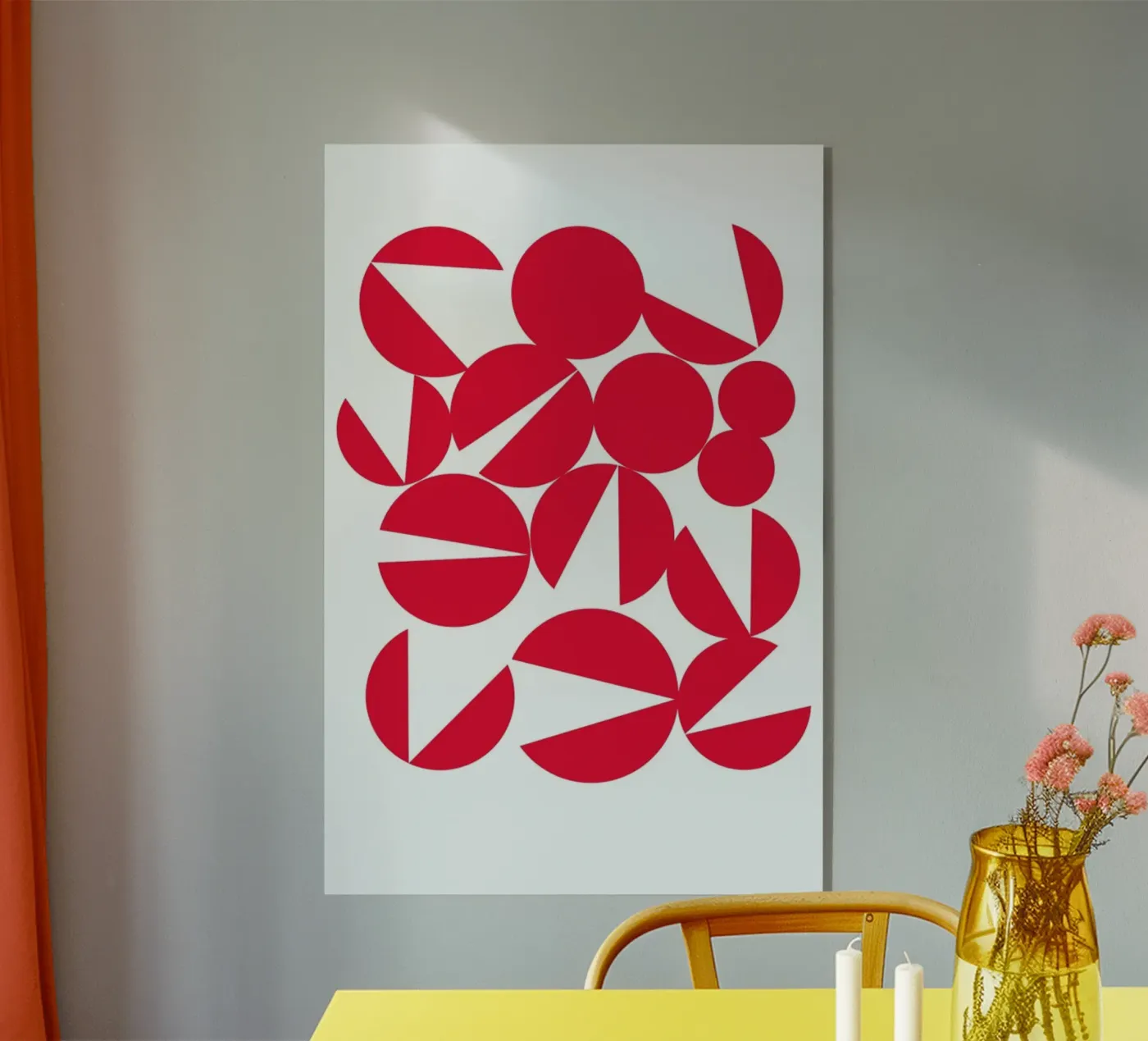 Snappy Dots Acryl-Glas von Catherine Aguilar