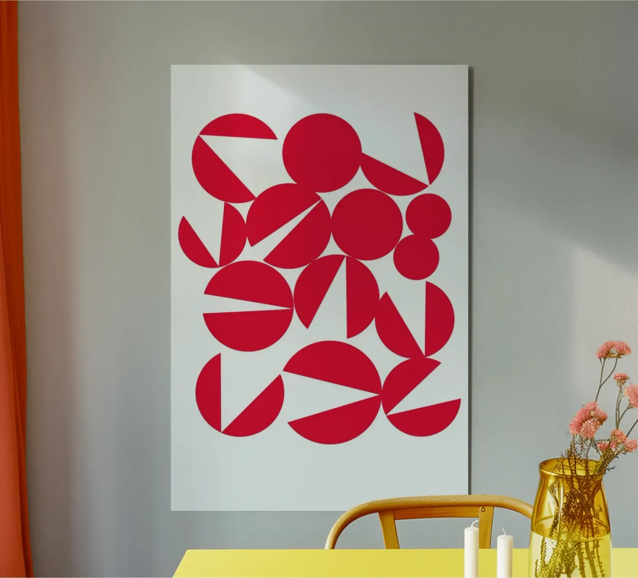 Snappy Dots alluminio dibond da Catherine Aguilar
