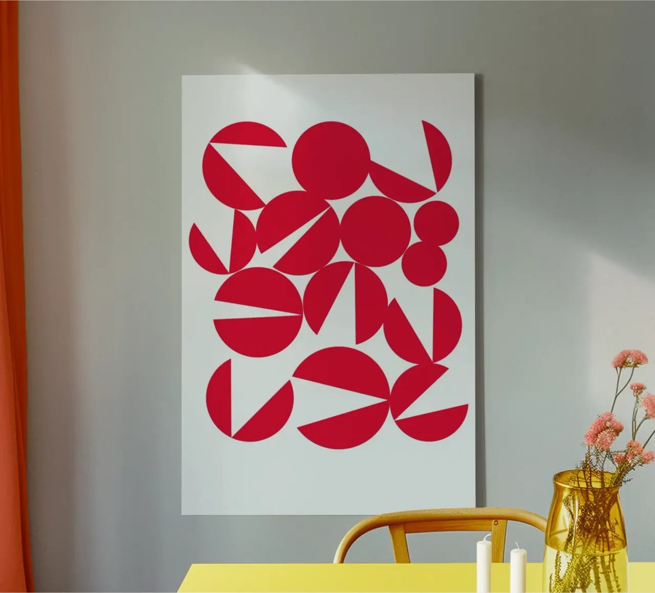 Snappy Dots tela con Cornice a cassetta da Catherine Aguilar
