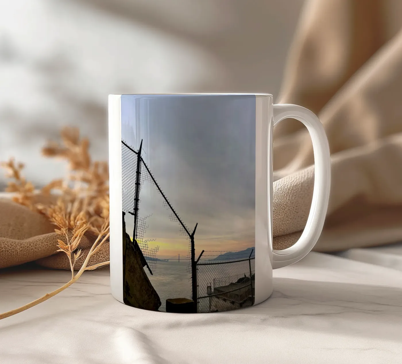 alcatraz ceramic mug by Reiselust