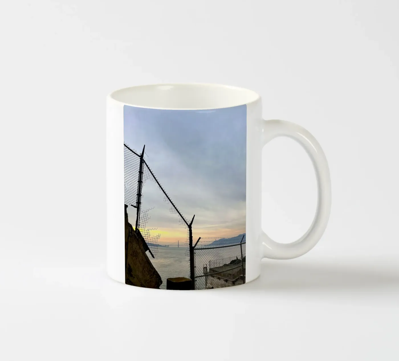 alcatraz ceramic mug by Reiselust