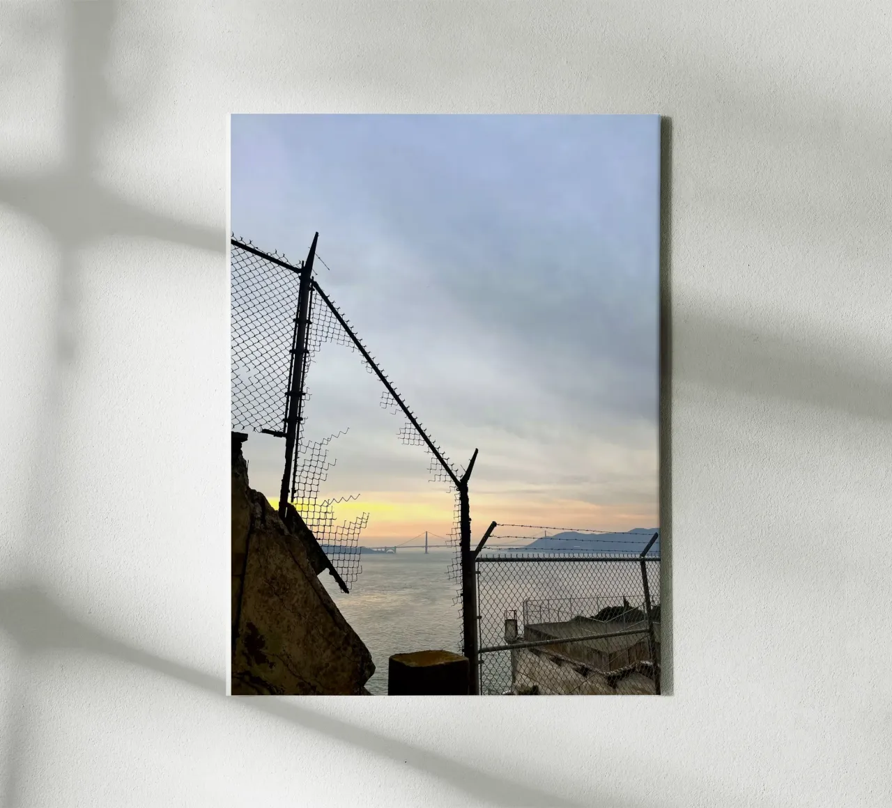 alcatraz tela con Cornice a cassetta da Reiselust