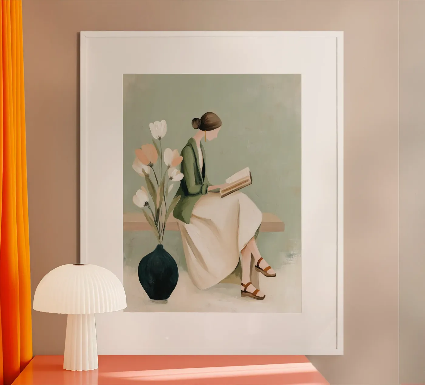 Reading in Bloom poster da Freya