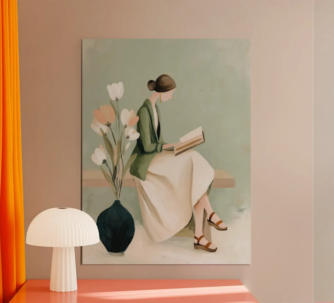 Reading in Bloom poster da Freya