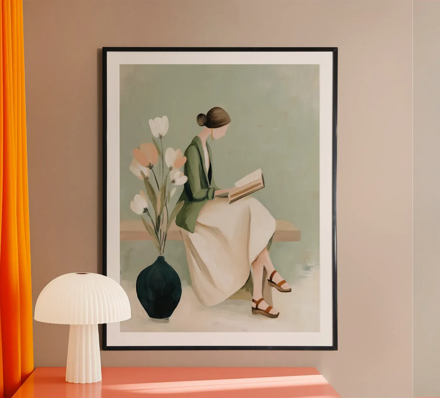 Reading in Bloom poster da Freya