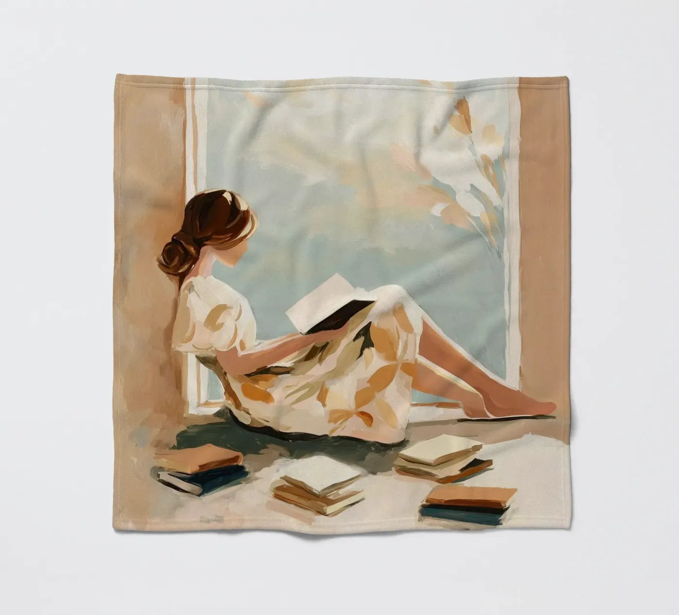 Window Reader coperta in pile da Freya