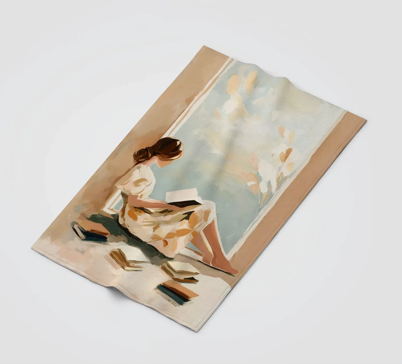 Window Reader coperta in pile da Freya