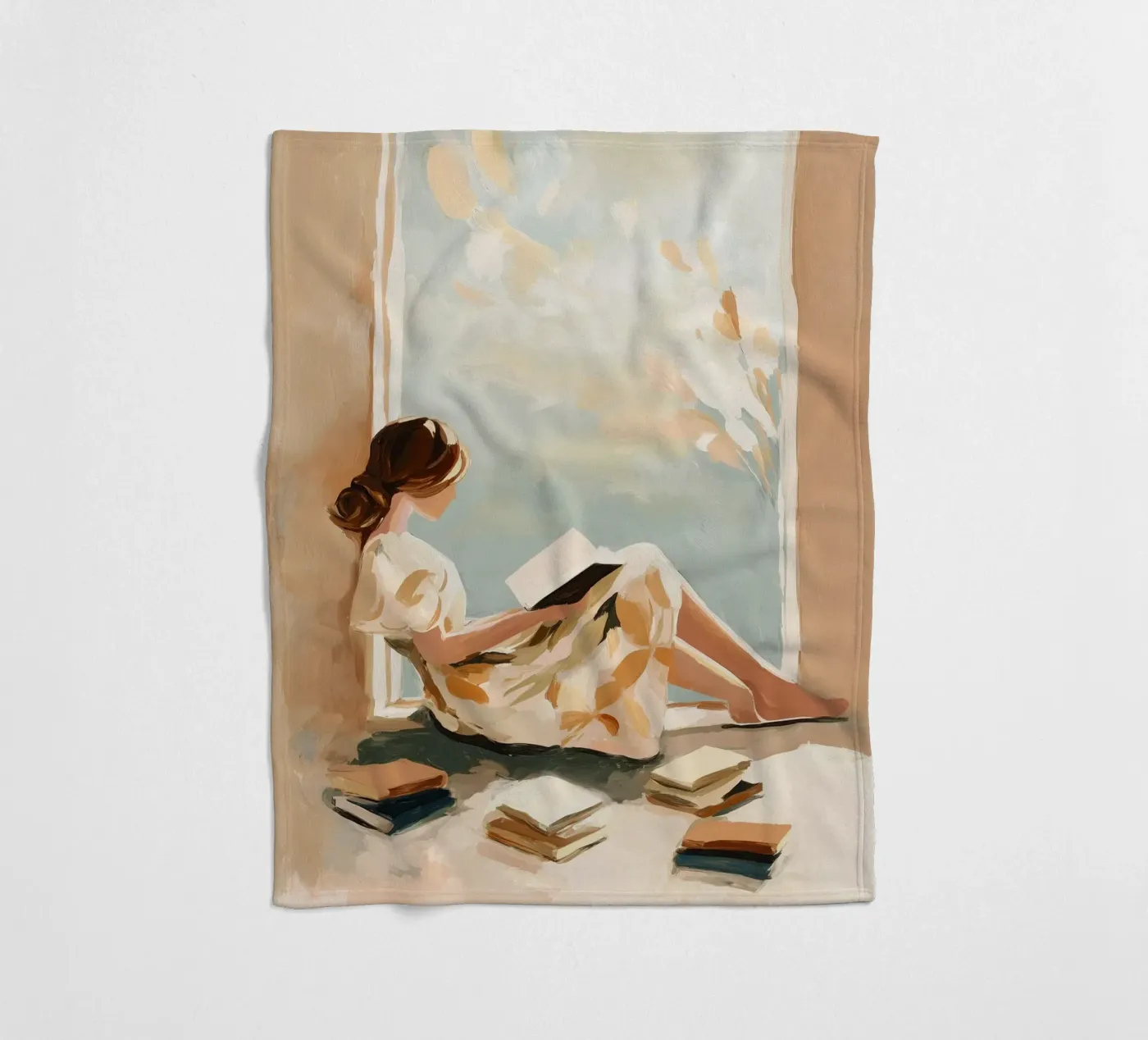 Window Reader coperta in pile da Freya