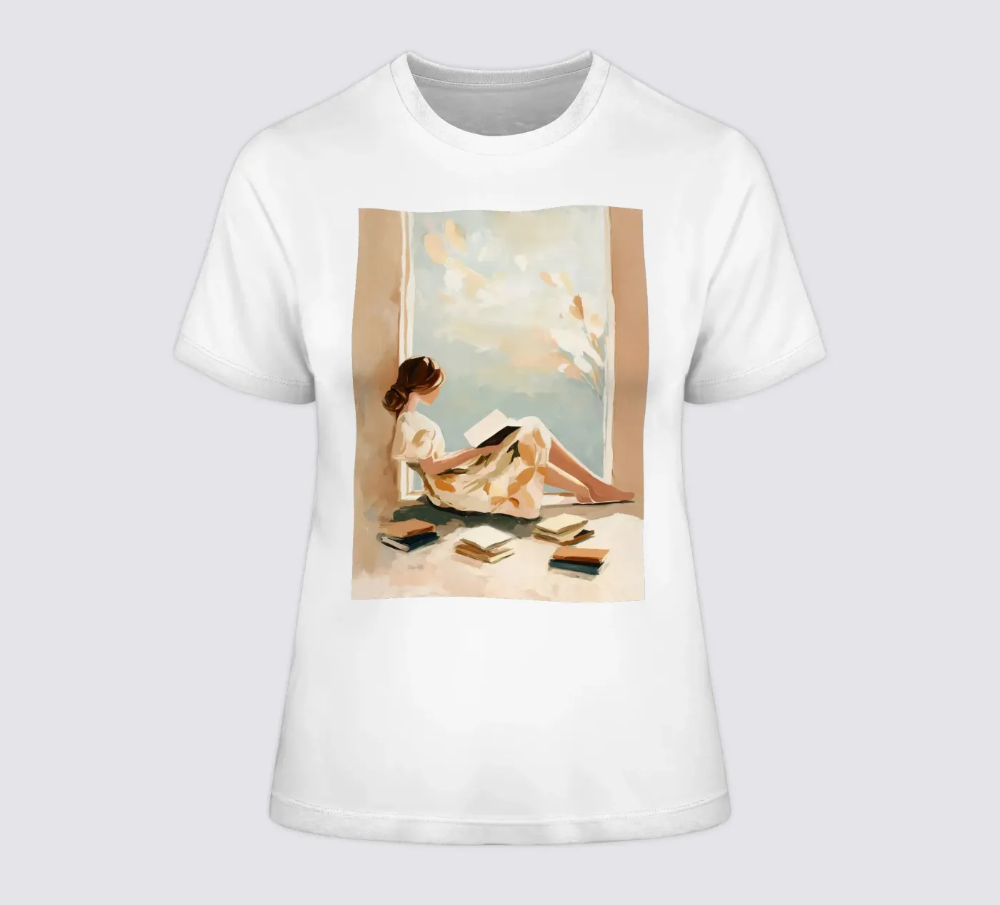 Window Reader t-shirt da donna da Freya