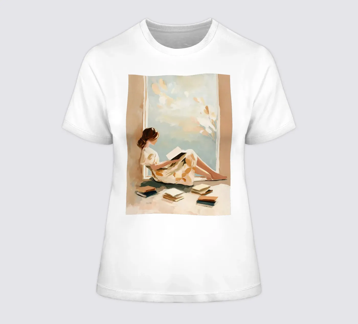 Window Reader t-shirt da donna da Freya