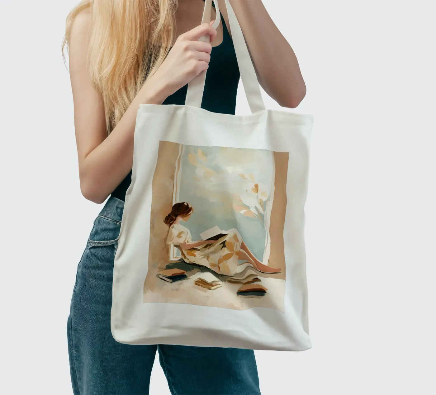 Window Reader tote bag de Freya