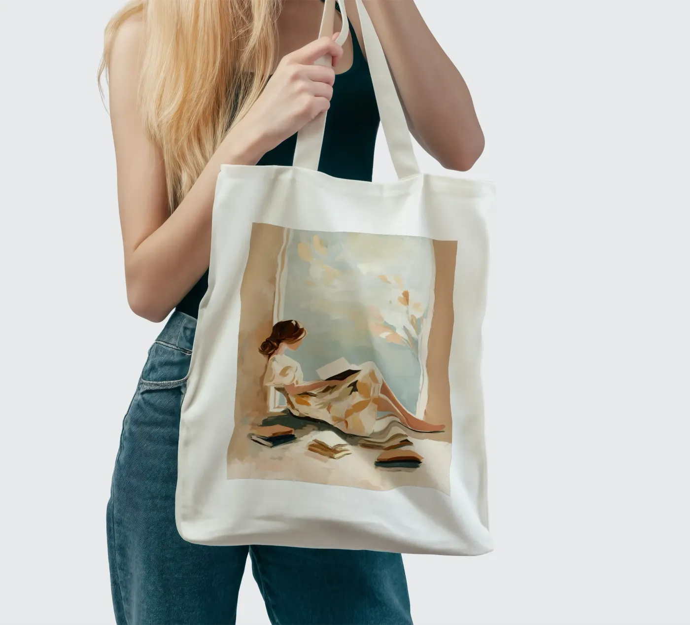 Window Reader tote bag de Freya