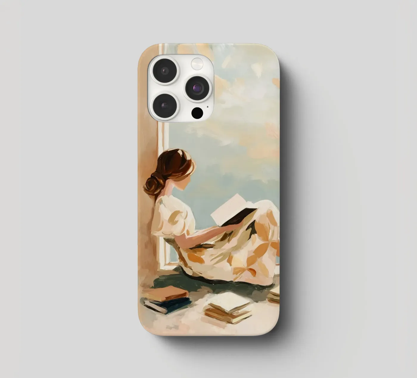 Window Reader iphone case by Freya
