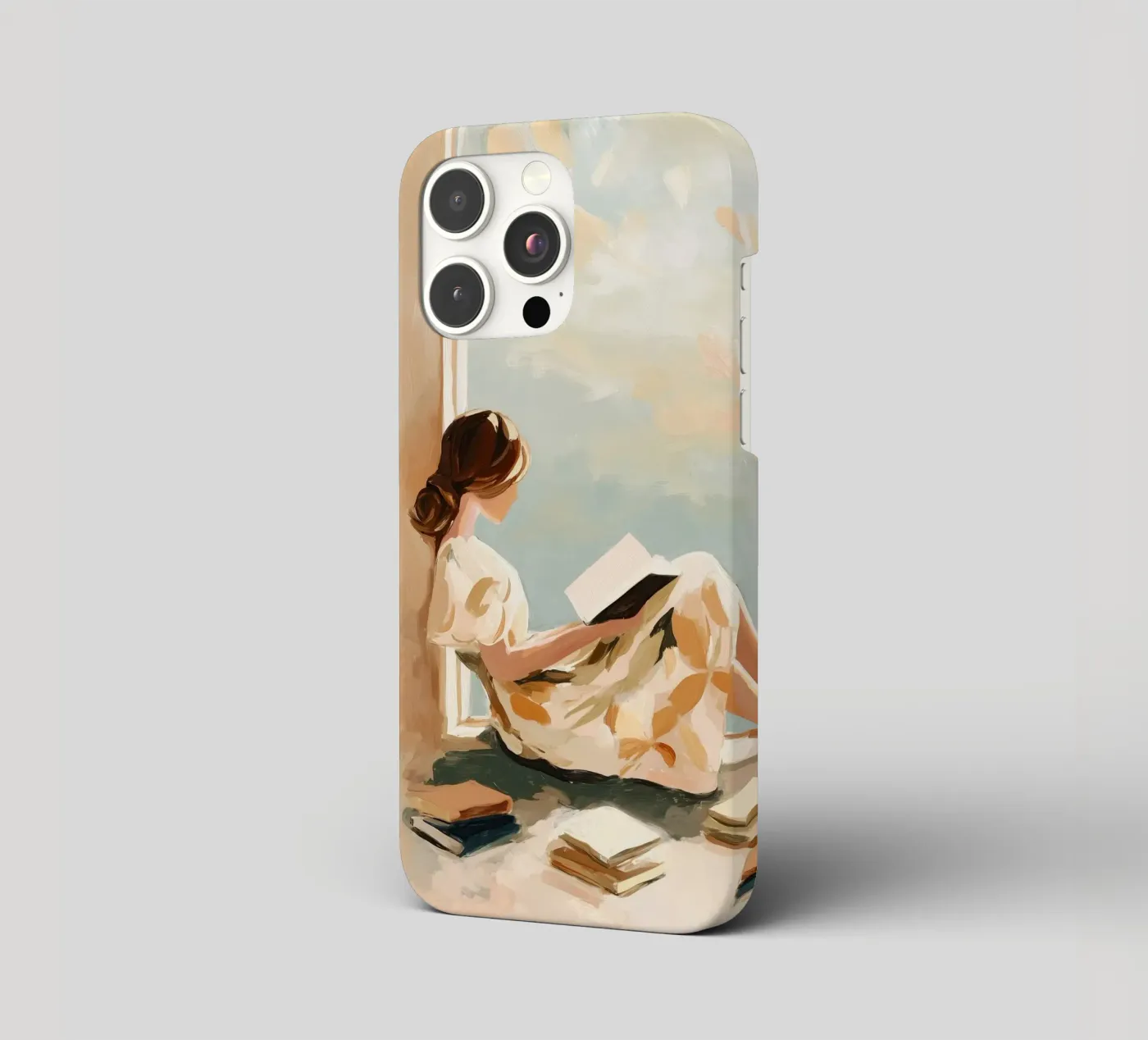 Window Reader iphone case by Freya