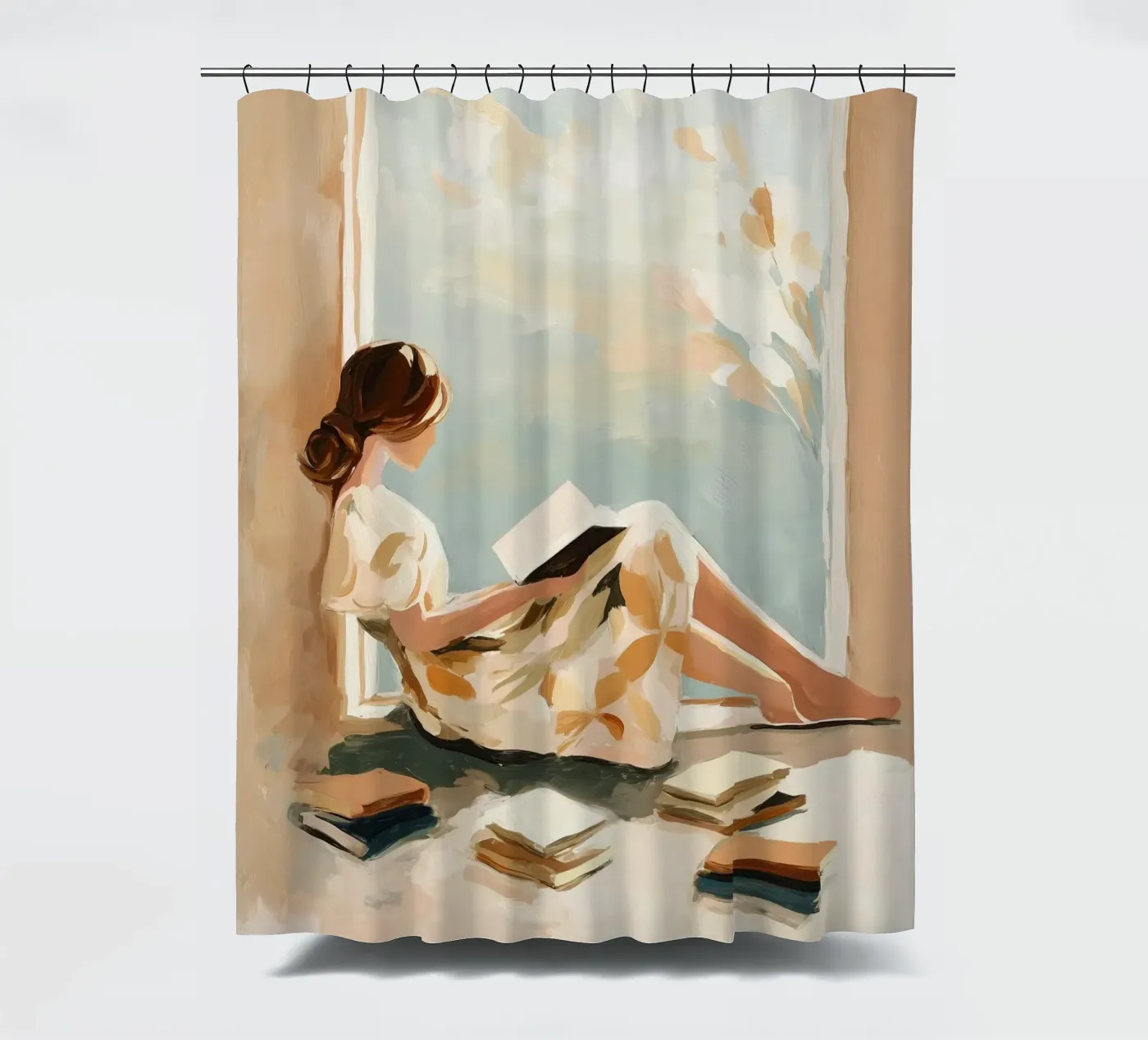 Window Reader Duschvorhang von Freya