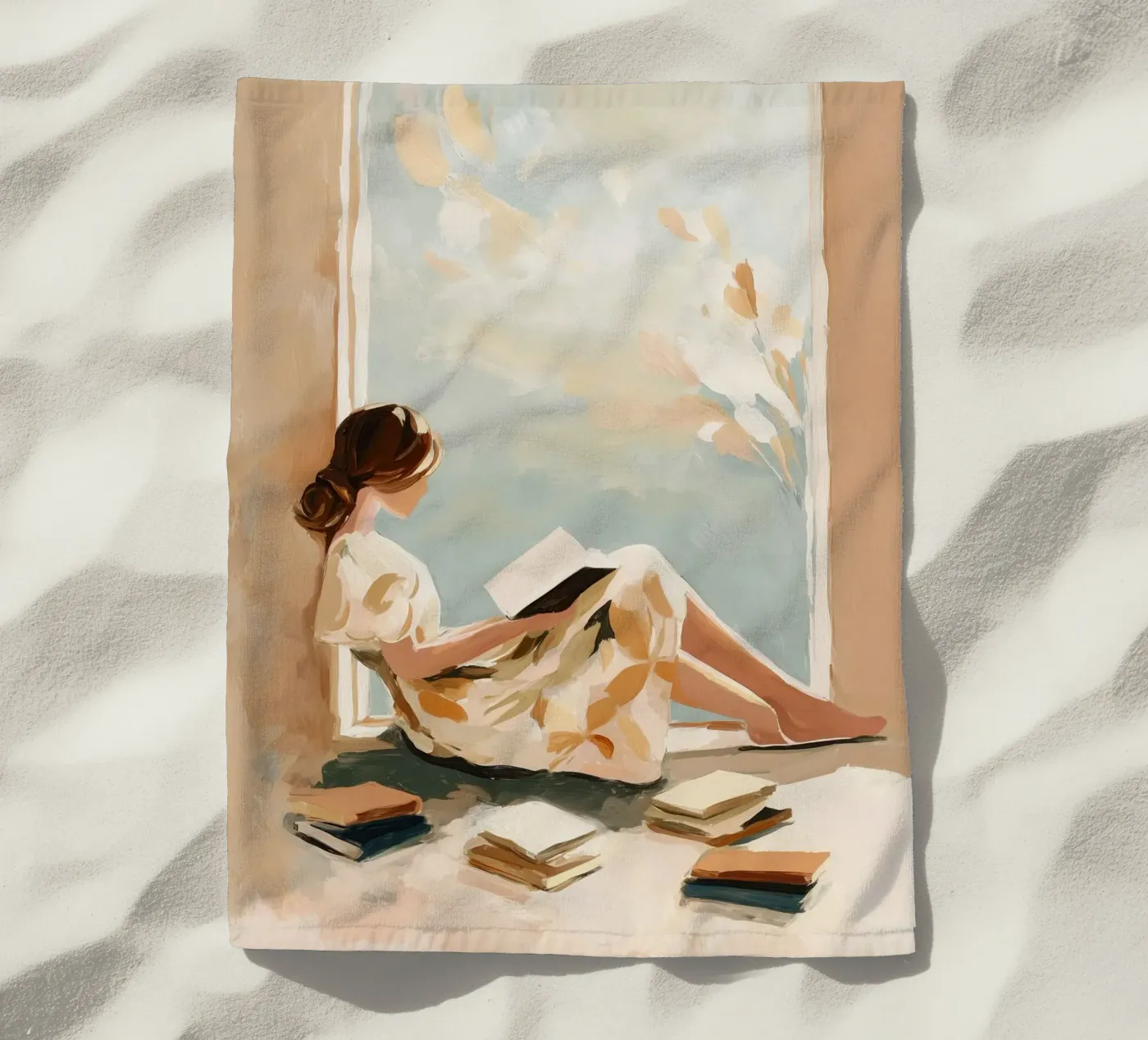 Window Reader Strandtuch von Freya
