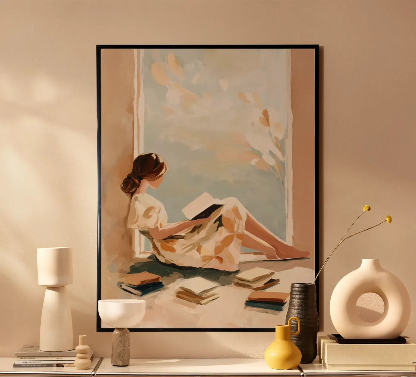 Window Reader Poster von Freya