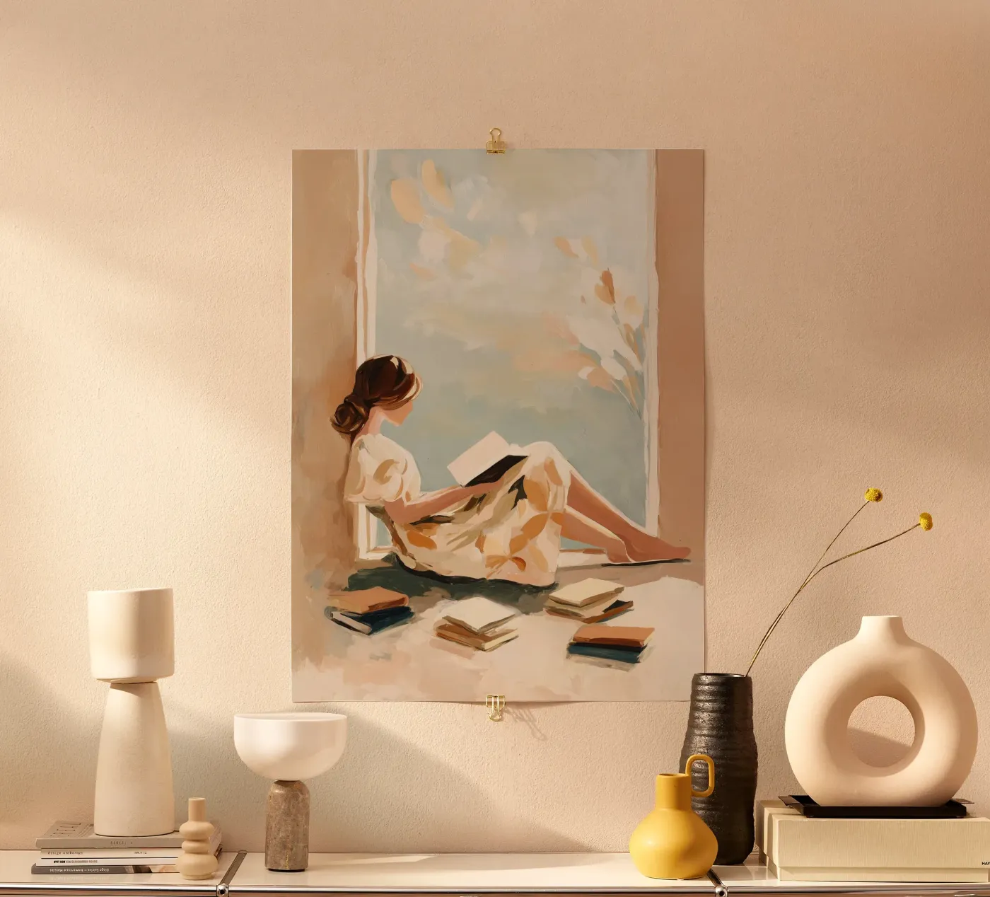 Window Reader Poster von Freya