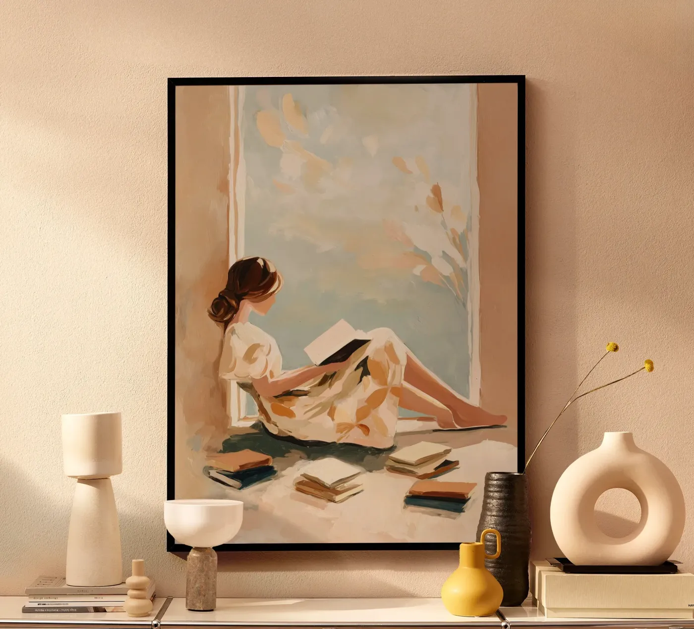Window Reader Poster von Freya
