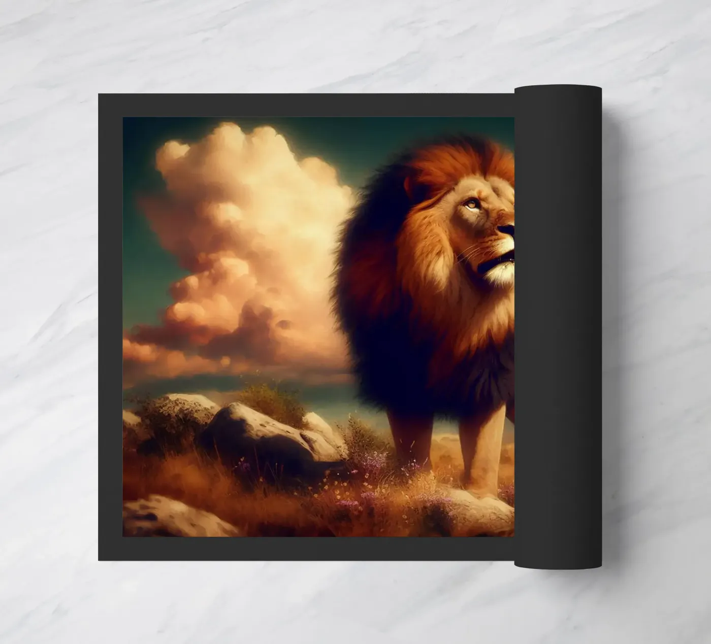 LION Fußmatte von RUBIANT ART