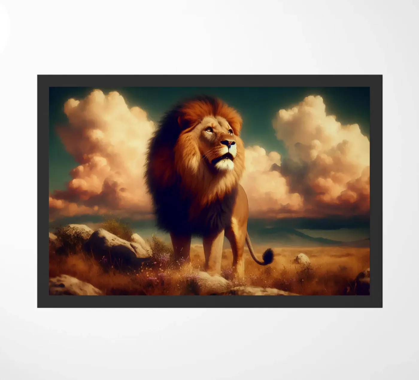 LION Fußmatte von RUBIANT ART