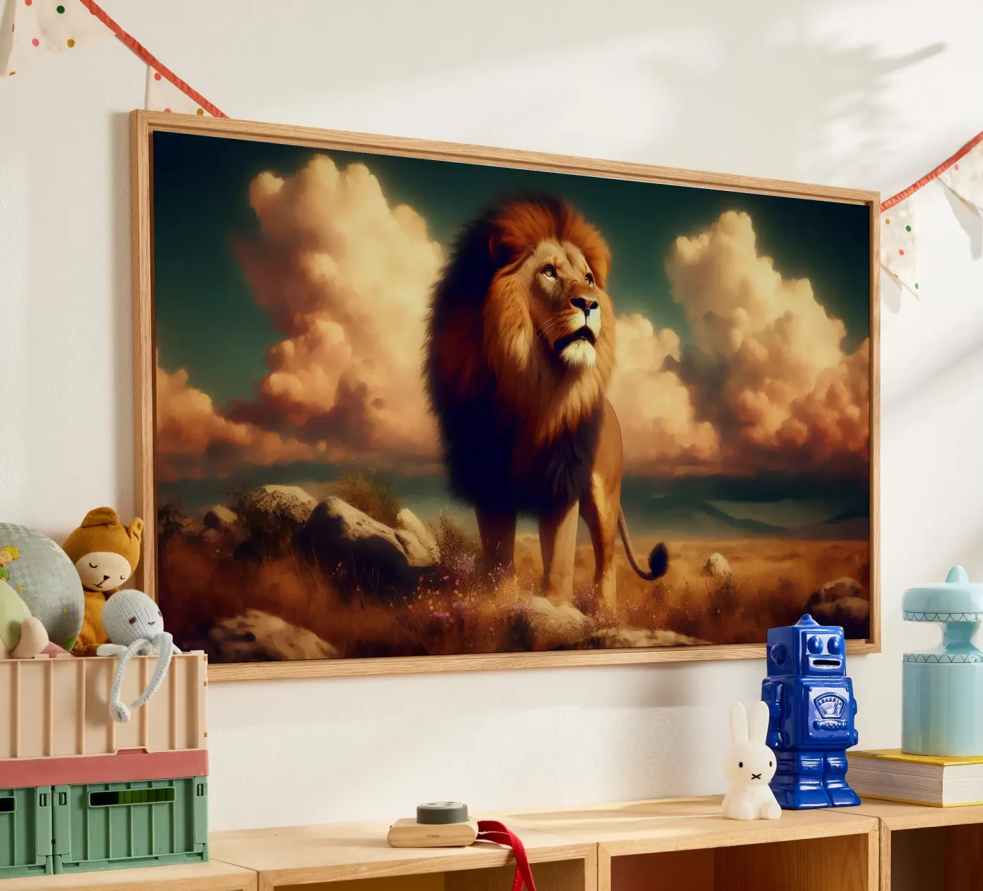 LION Acryl-Glas von RUBIANT ART