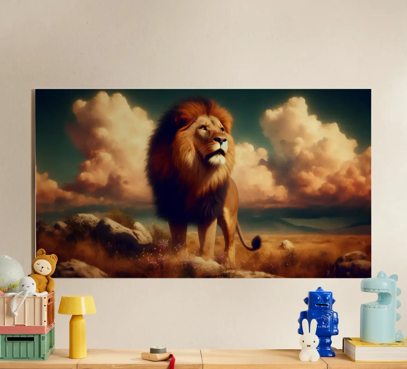 LION Acryl-Glas von RUBIANT ART