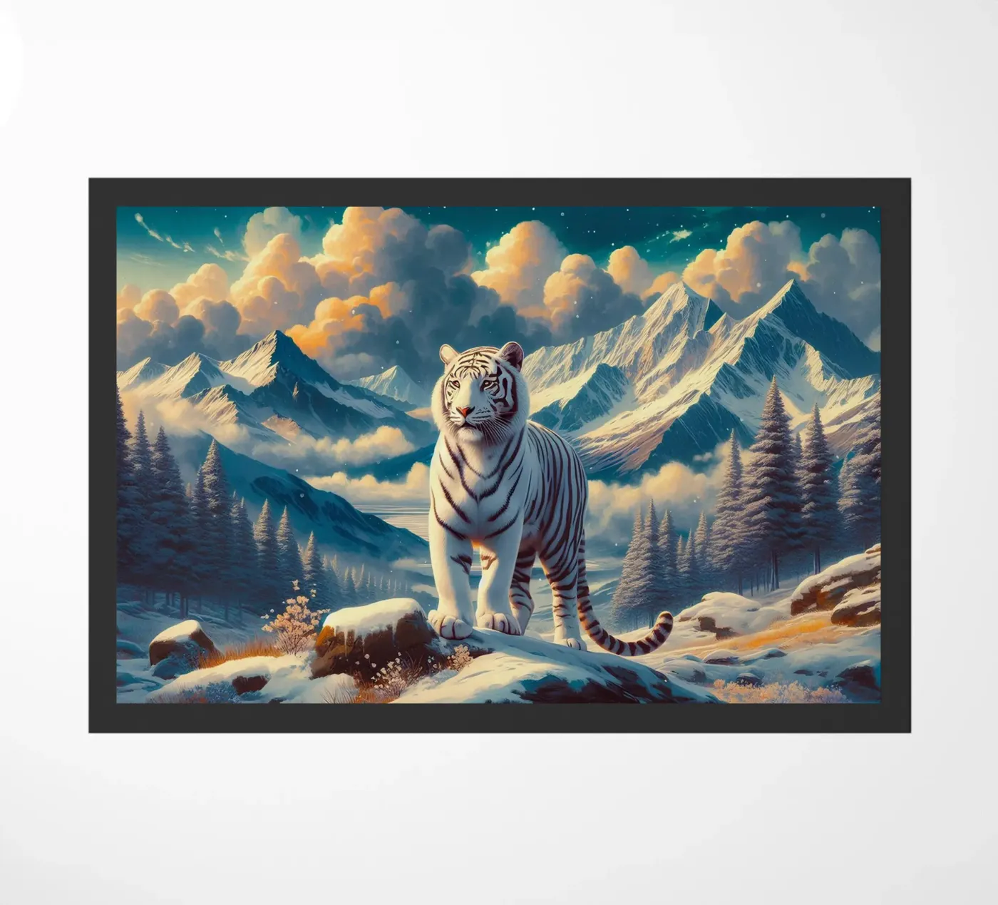 WHITE TIGER zerbino da RUBIANT ART