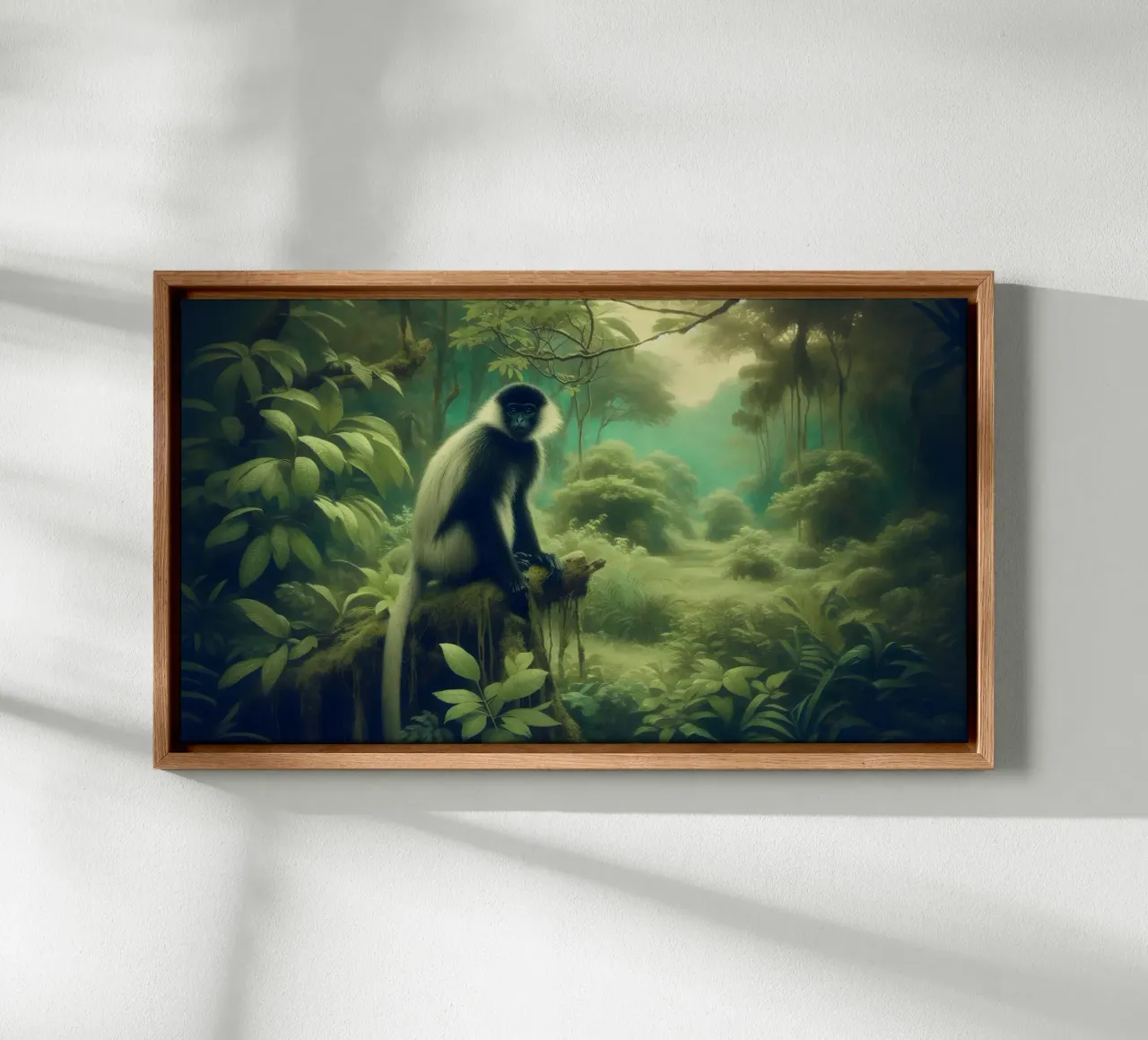 SINGE ZAAK canvas met Baklijst van RUBIANT ART