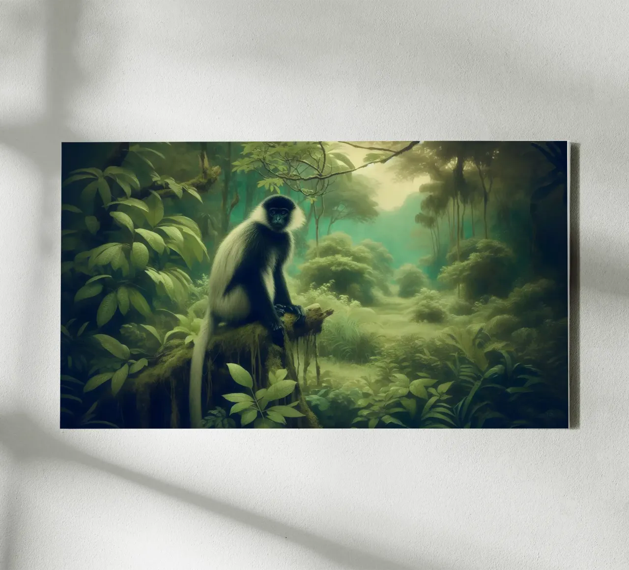 SINGE ZAAK canvas met Baklijst van RUBIANT ART