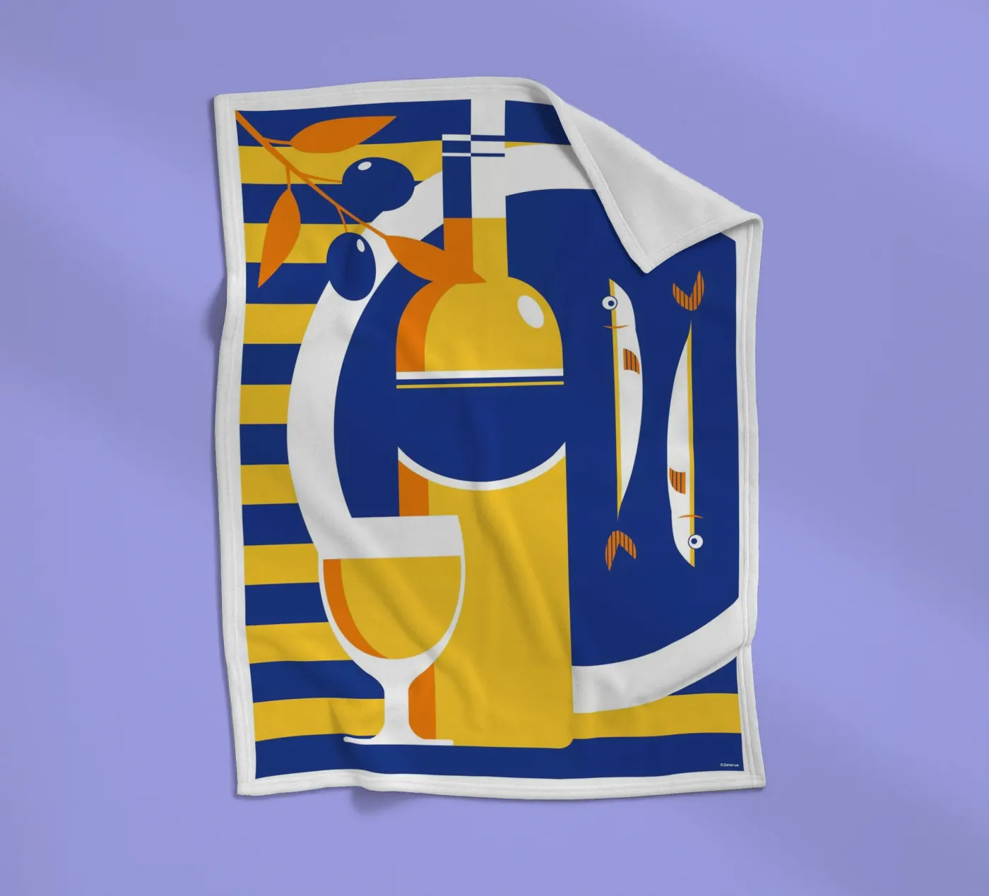 Aperitif Fleecedecke von Raphaël Delerue