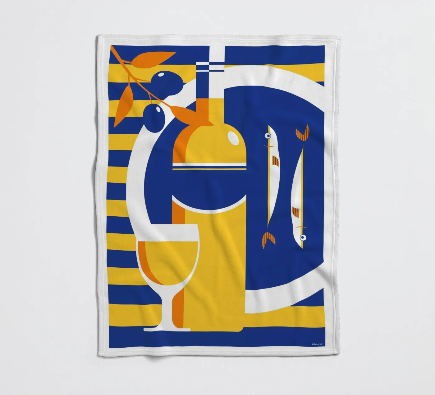 Aperitif Fleecedecke von Raphaël Delerue
