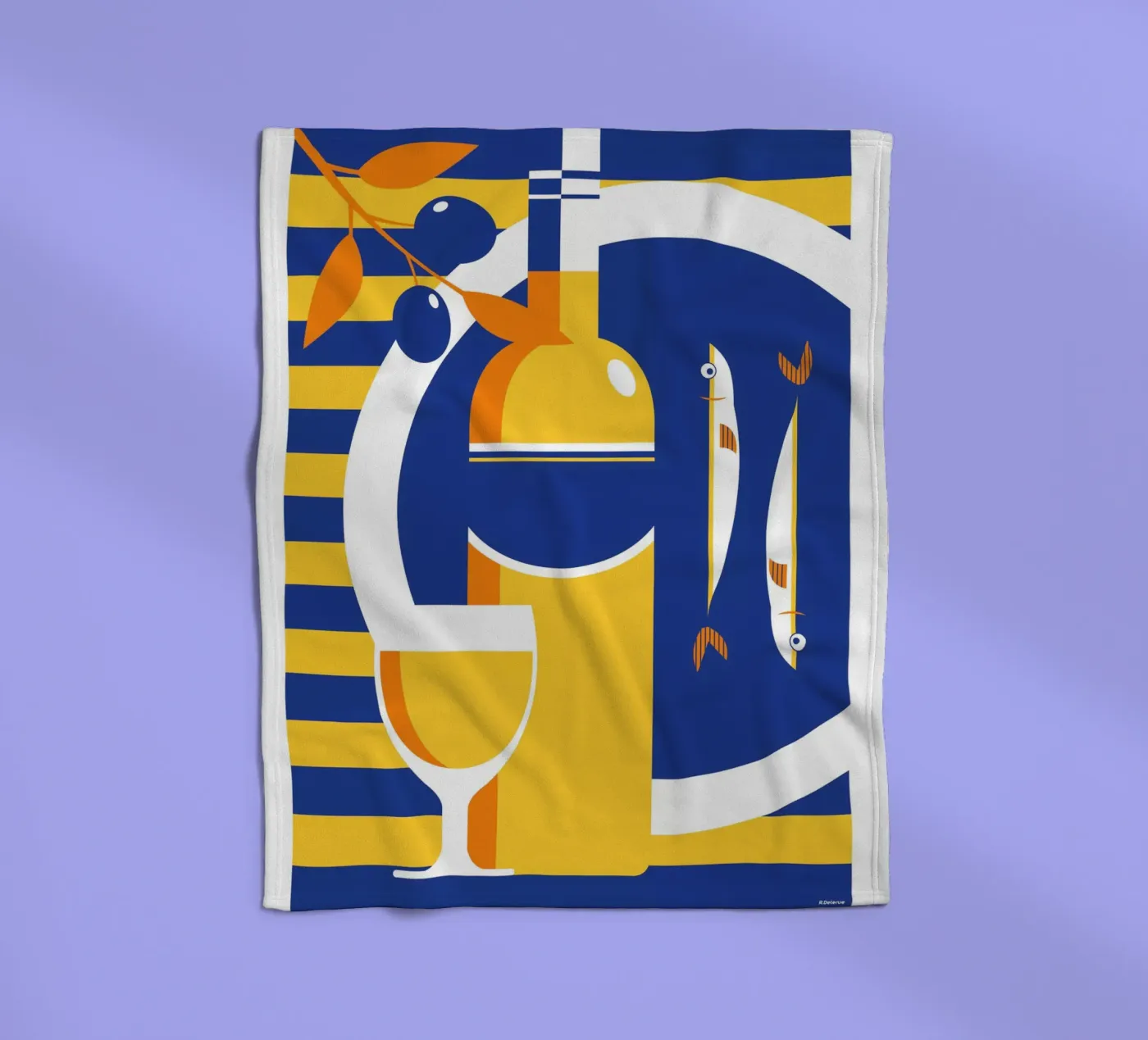 Aperitif Fleecedecke von Raphaël Delerue