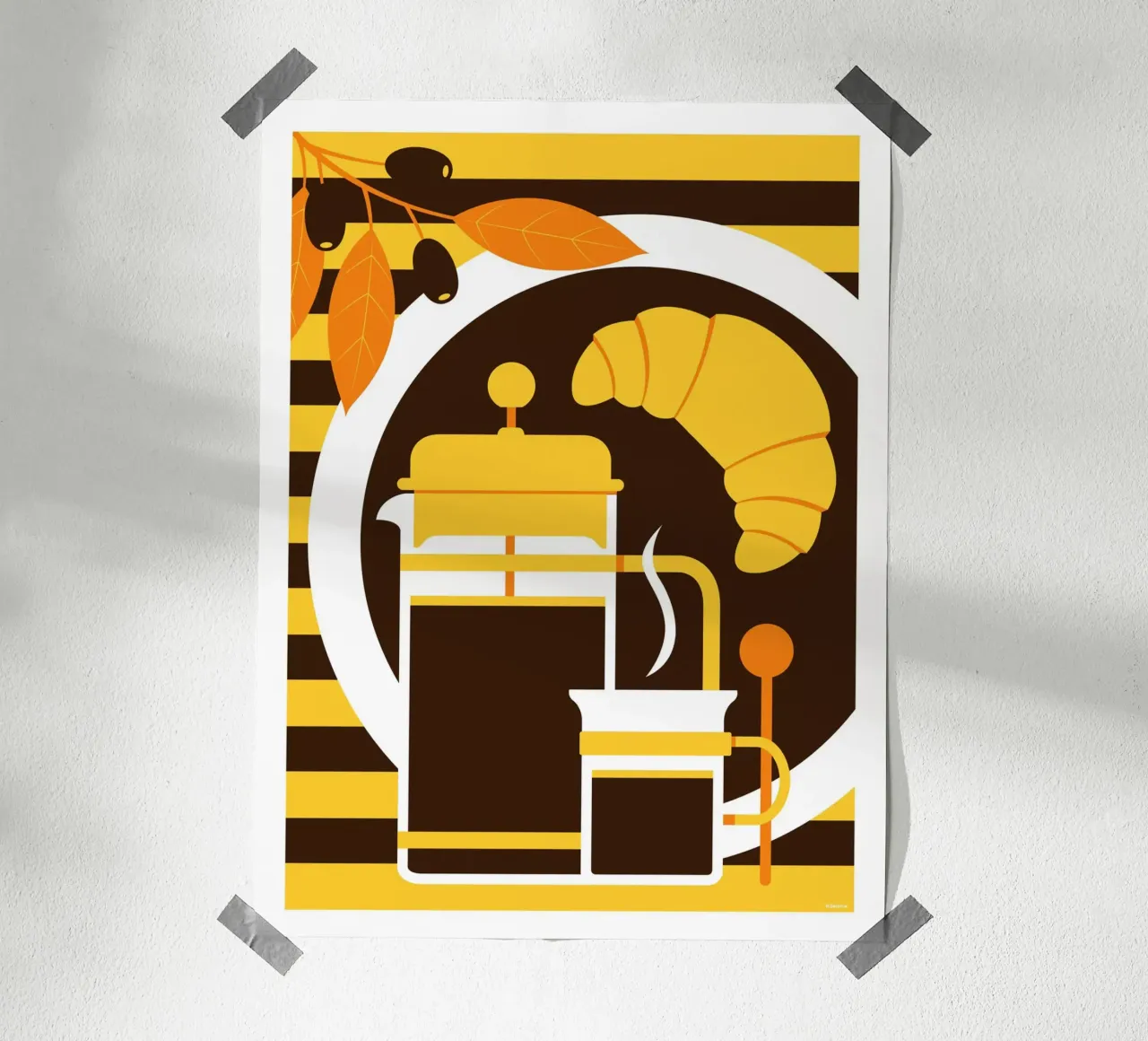 Caffè per la colazione poster da Raphaël Delerue
