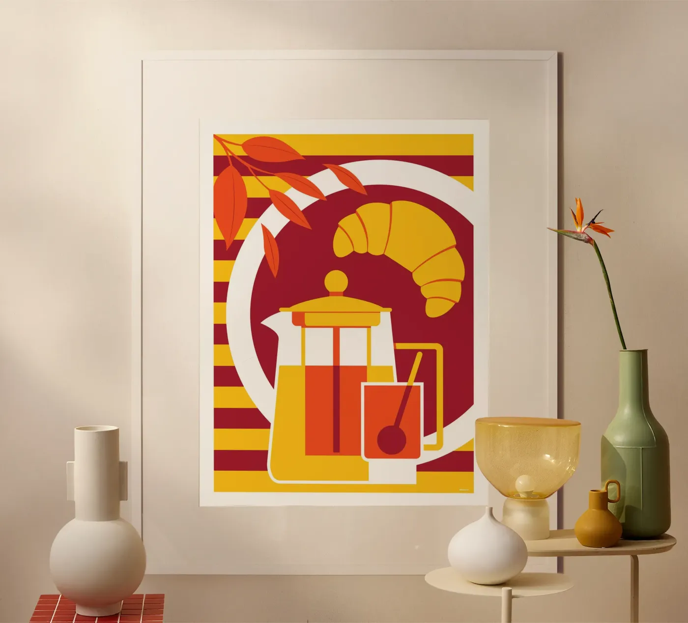 Breakfast Tea poster by Raphaël Delerue