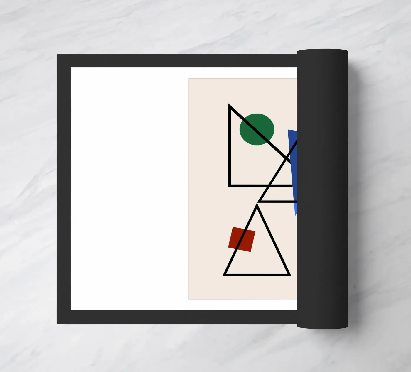 Prismatic Intersection doormat by David