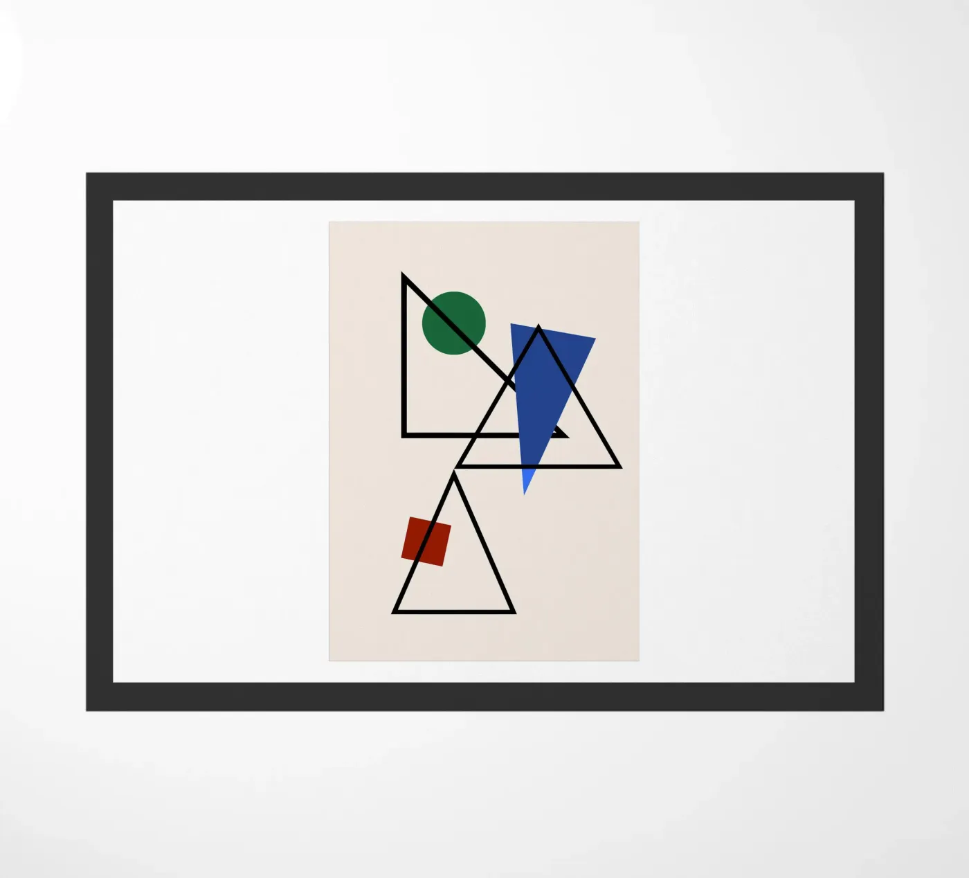 Prismatic Intersection doormat by David