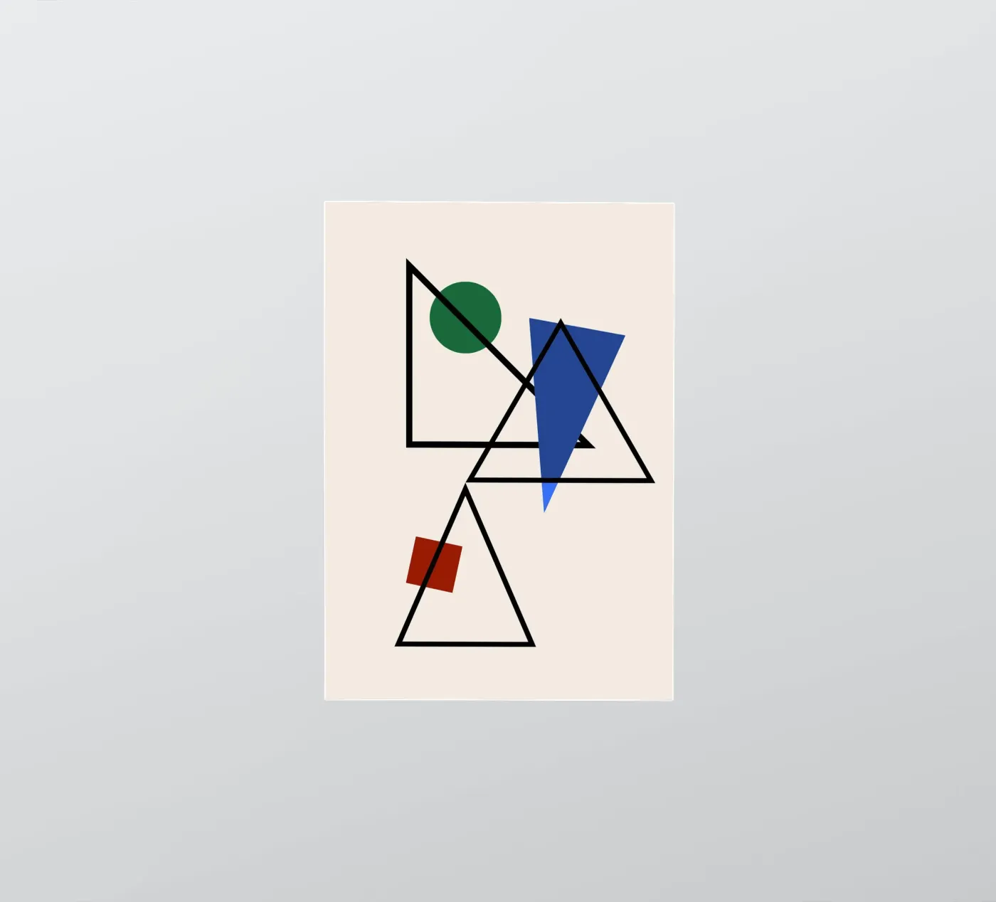 Prismatic Intersection sticker by David