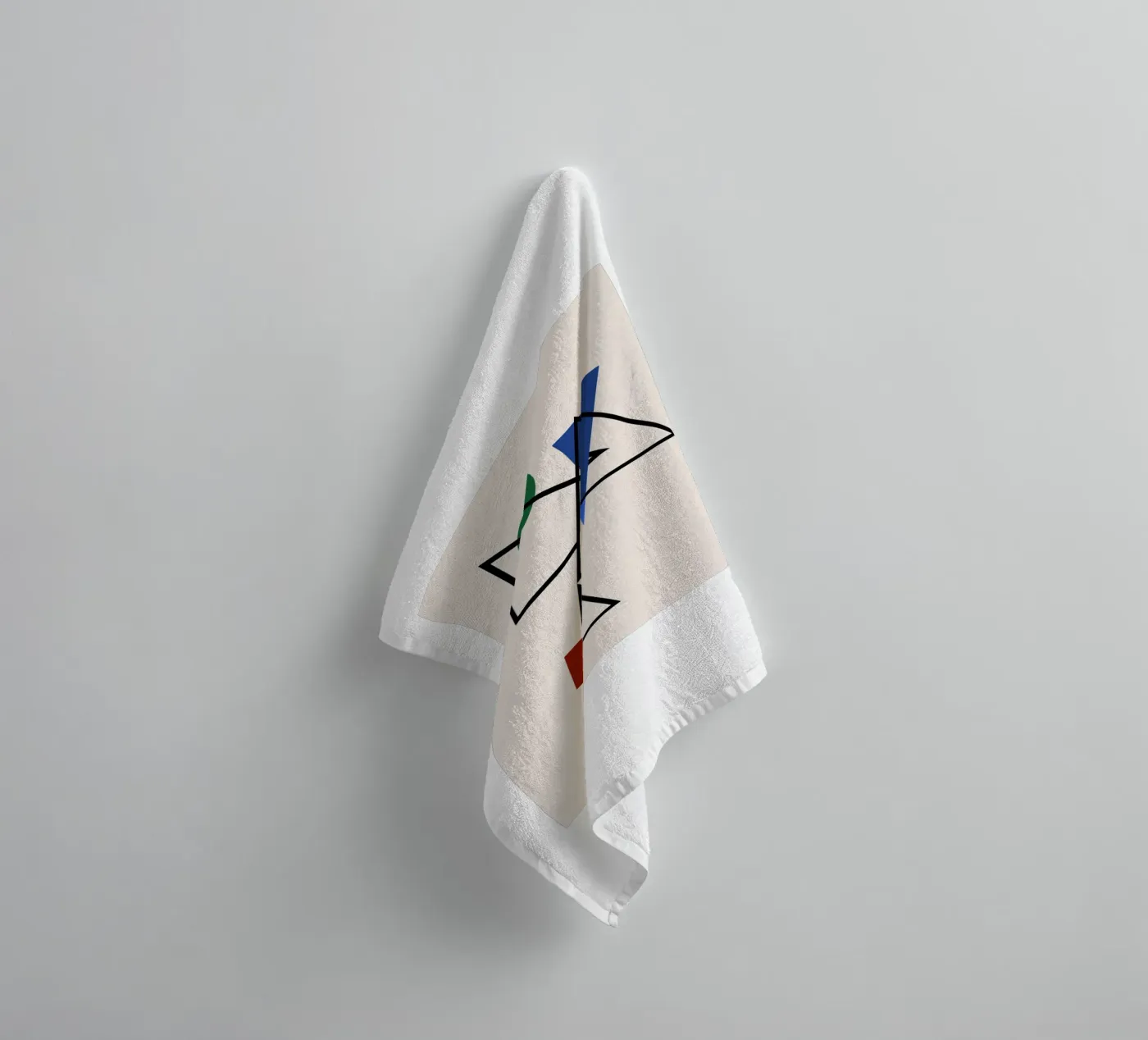 Prismatic Intersection towel by David