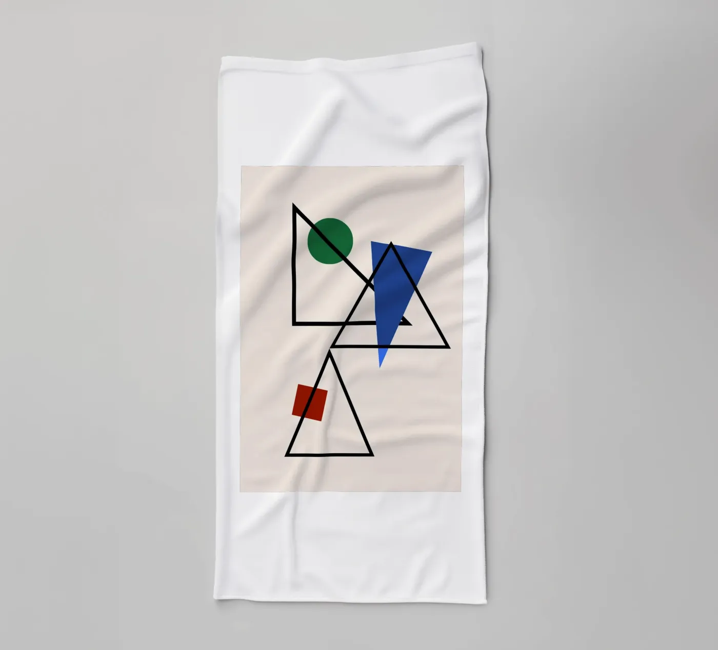 Prismatic Intersection towel by David