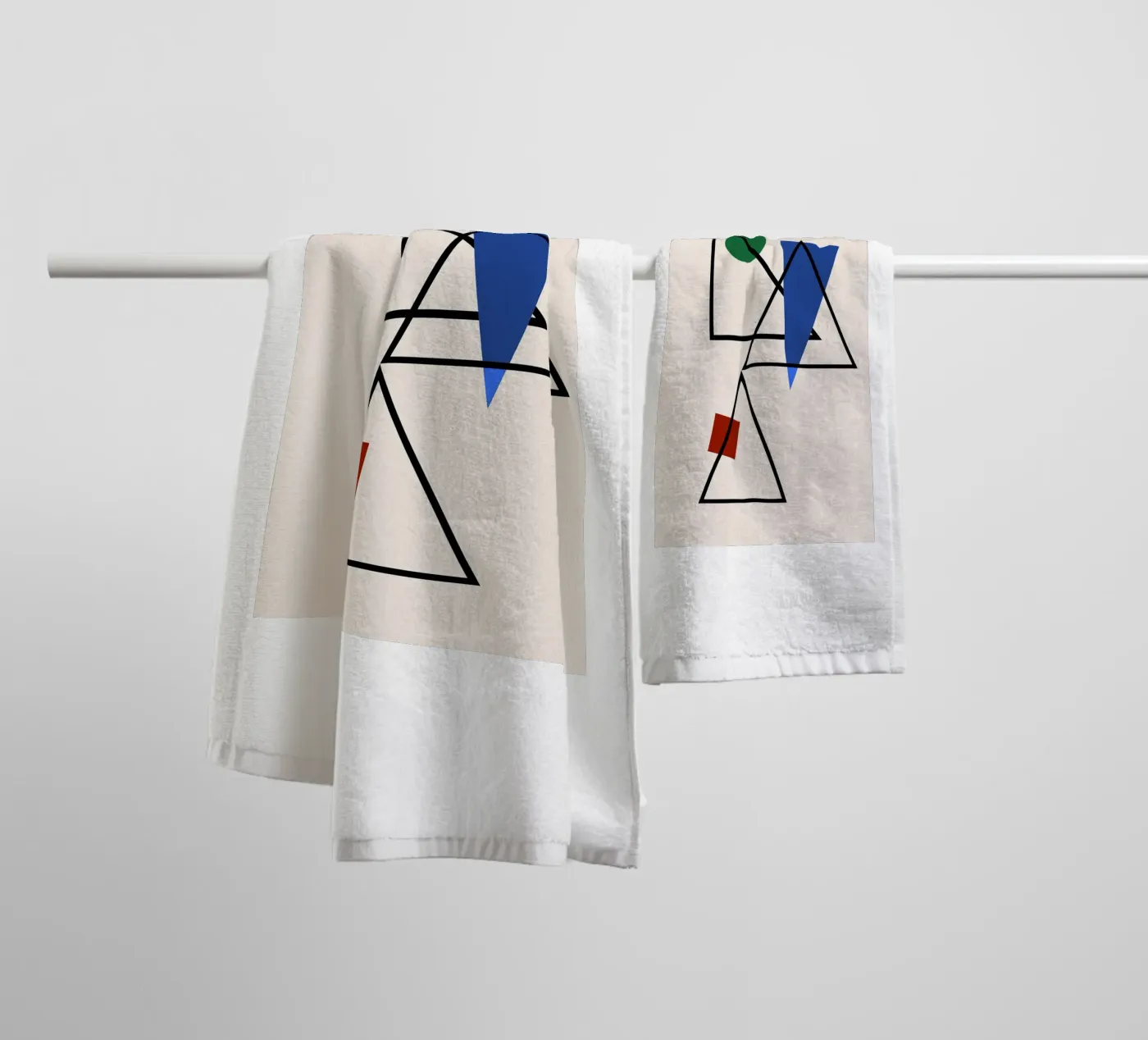 Prismatic Intersection towel by David