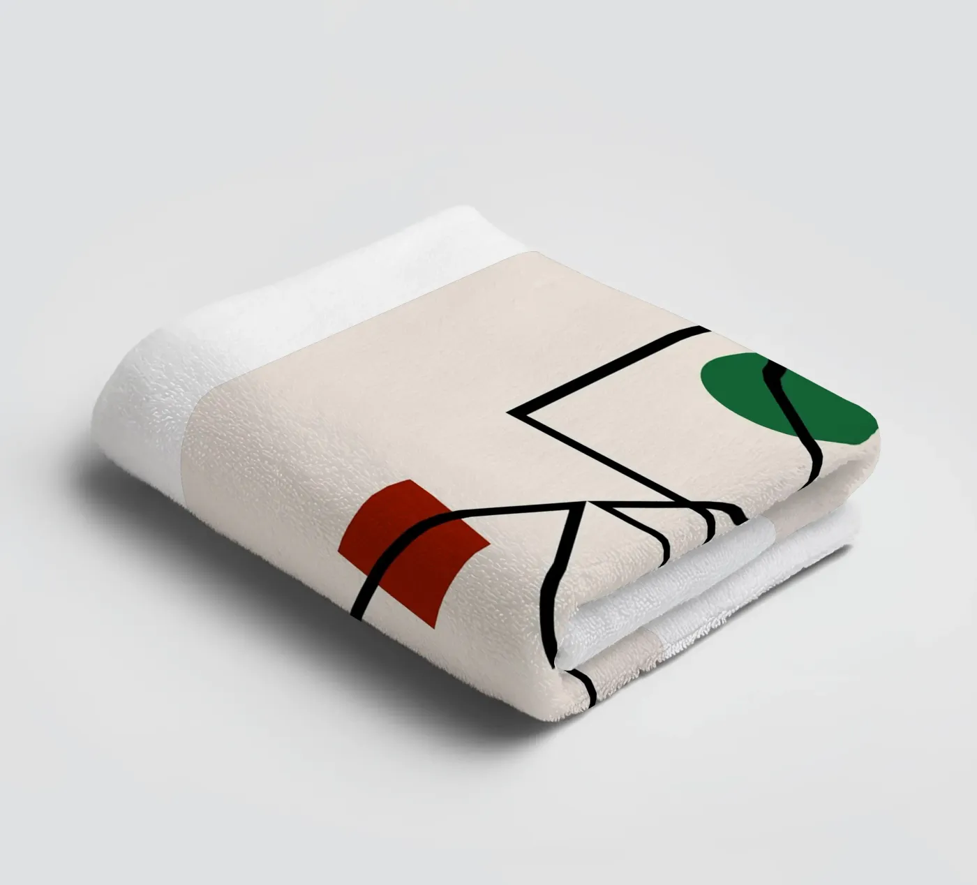 Prismatic Intersection towel by David