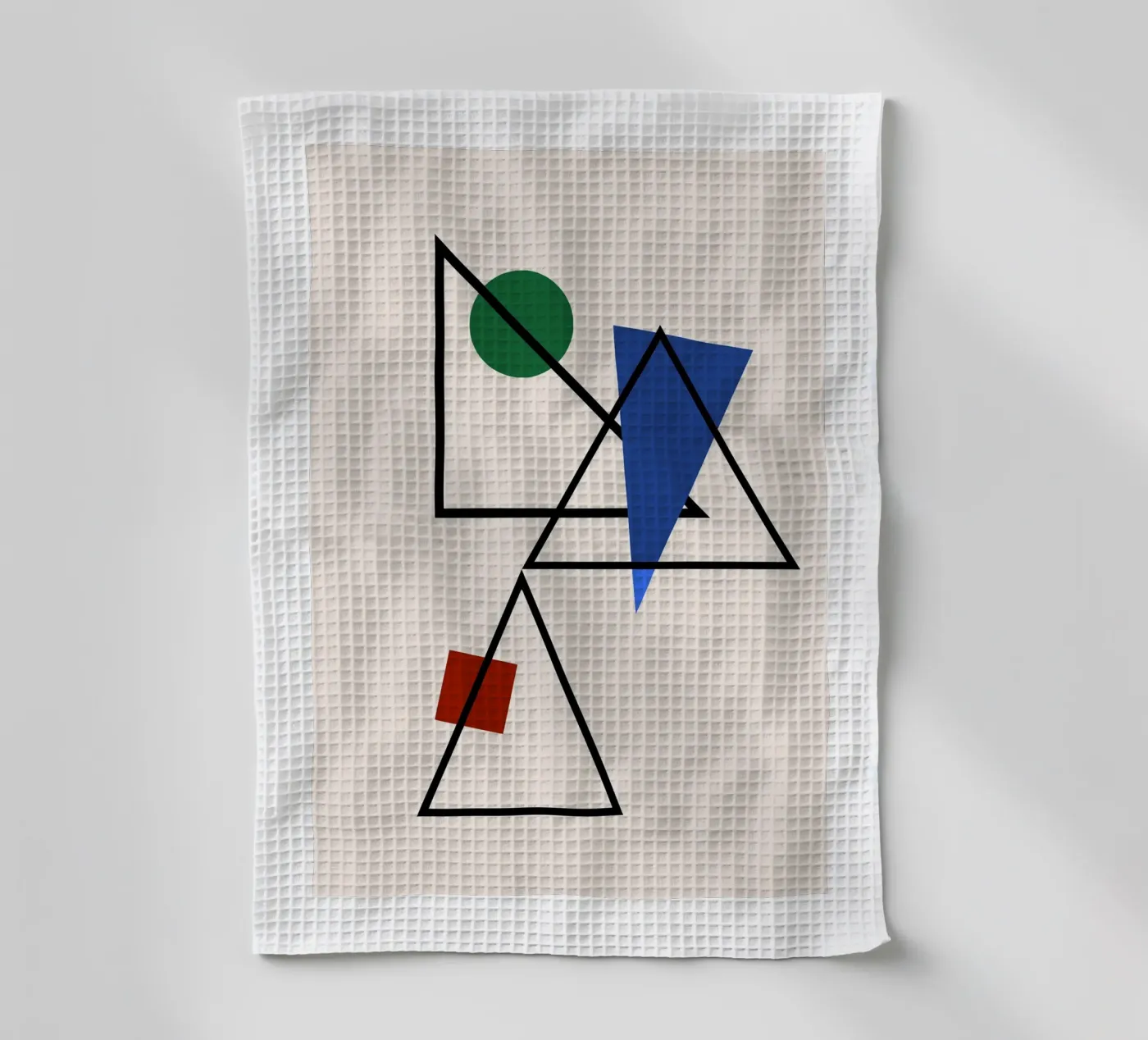 Prismatic Intersection tea towel by David