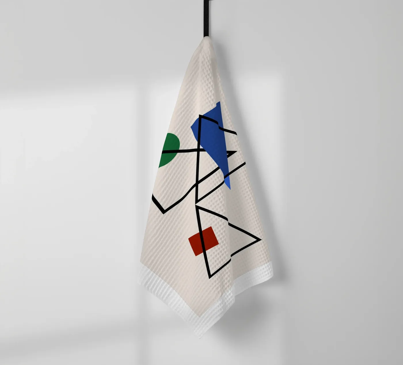 Prismatic Intersection tea towel by David