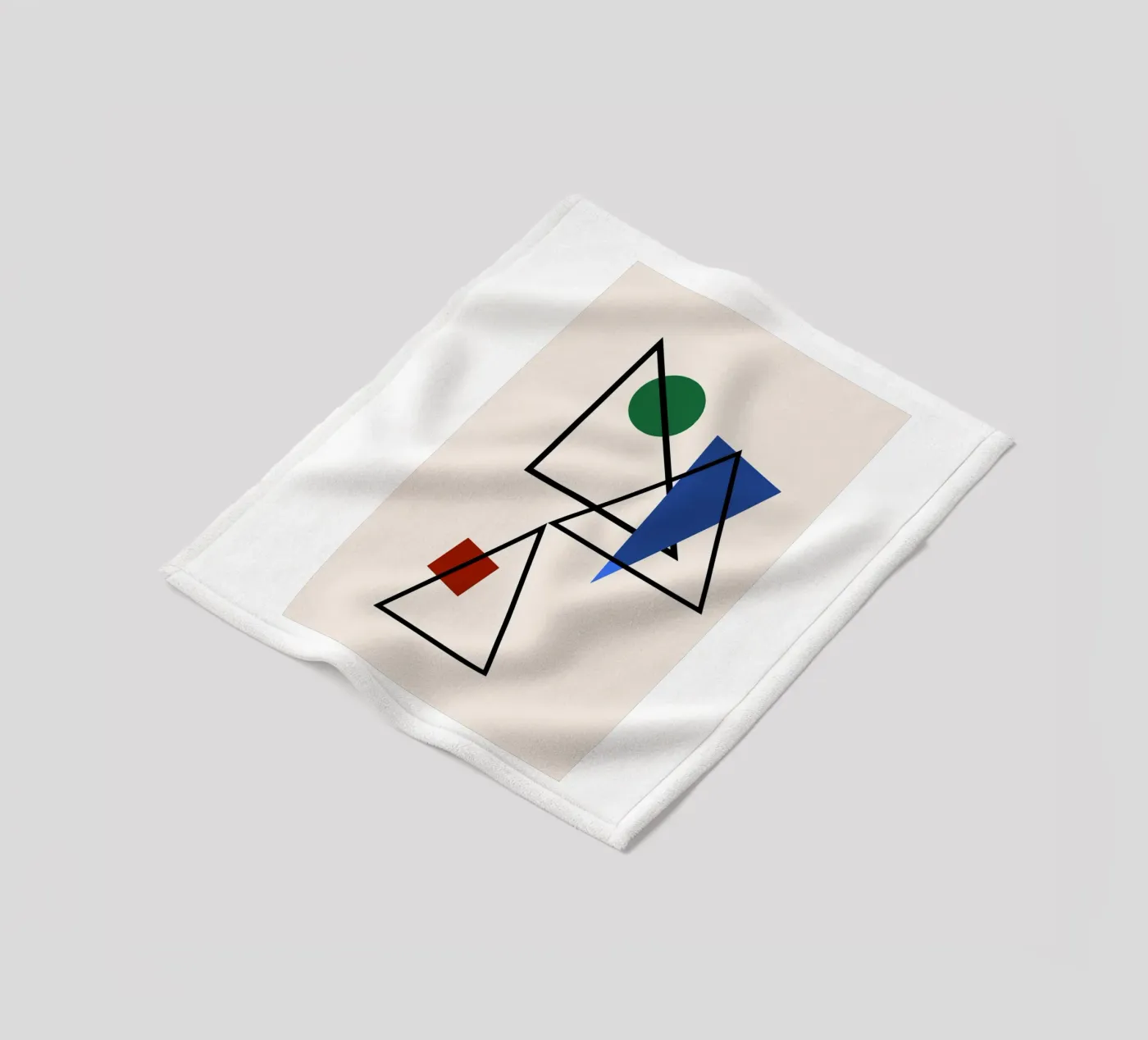 Prismatic Intersection fleece blanket by David