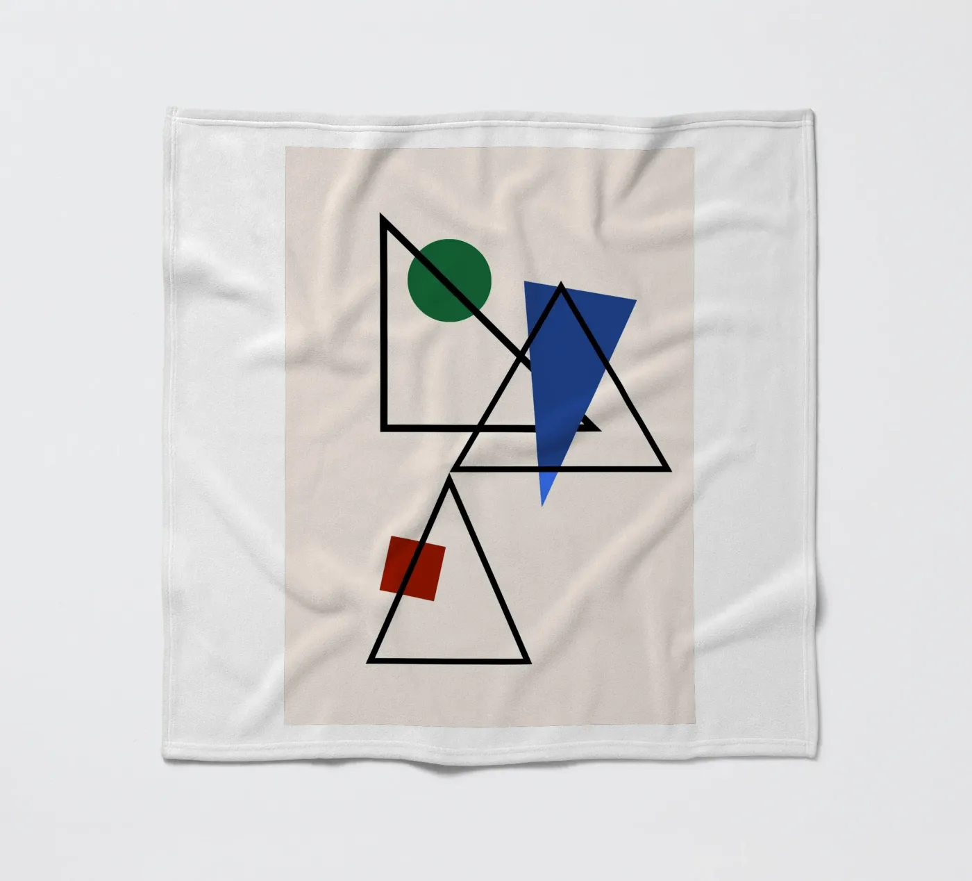 Prismatic Intersection fleece blanket by David